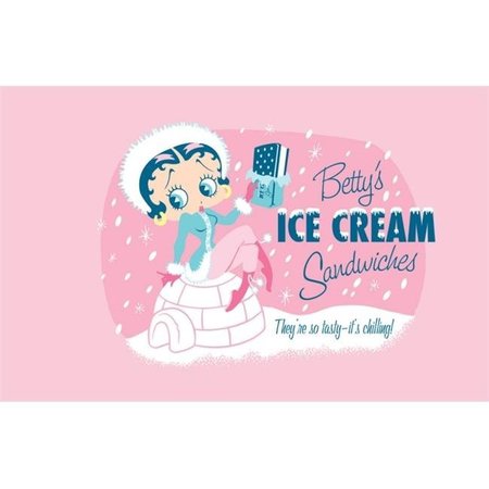 PRECIOUS KIDS Precious Kids 37102 Betty Boop Canvas Painting-Ice Cream 37102
